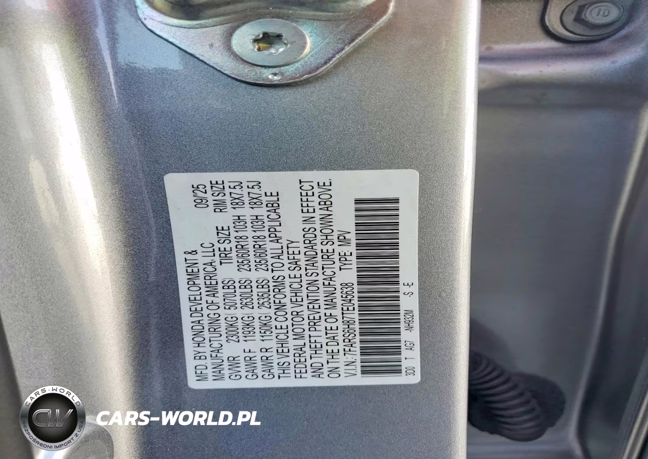 2026 Honda Cr-V Sport-L VIN:7FARS6H87TE045638 - 12