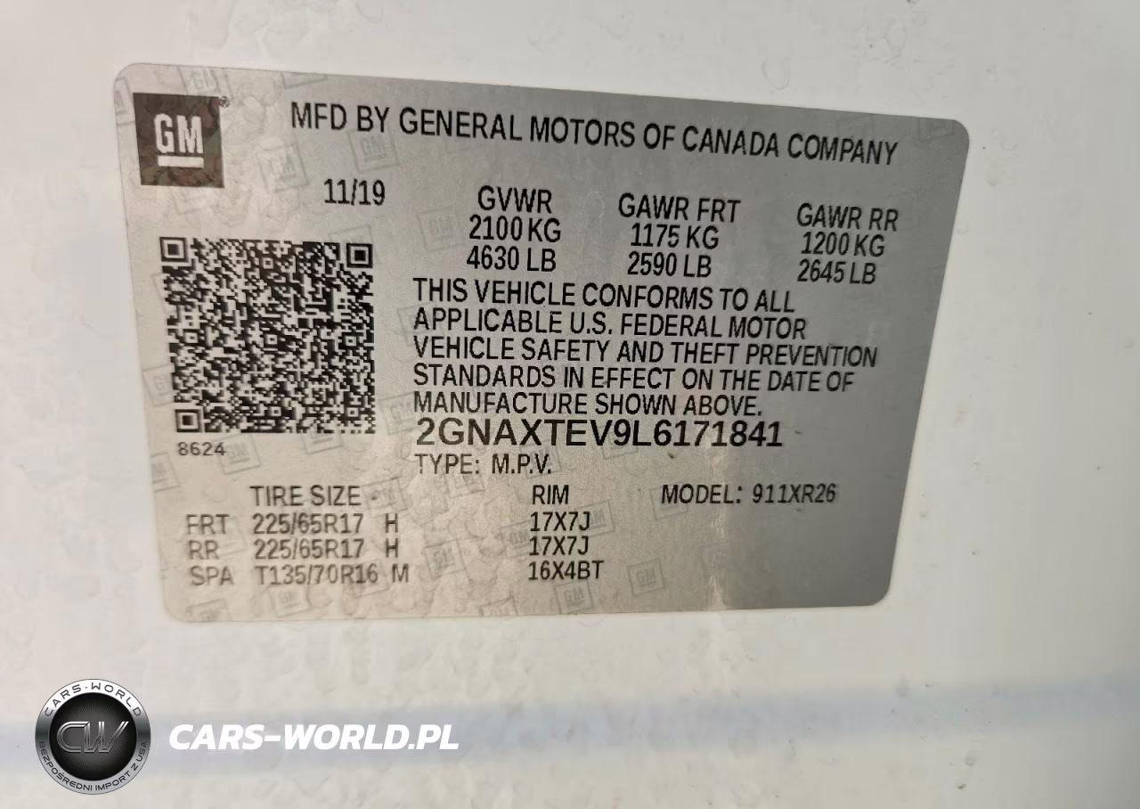 2020 Chevrolet Equinox Lt VIN:2GNAXTEV9L6171841 - 13