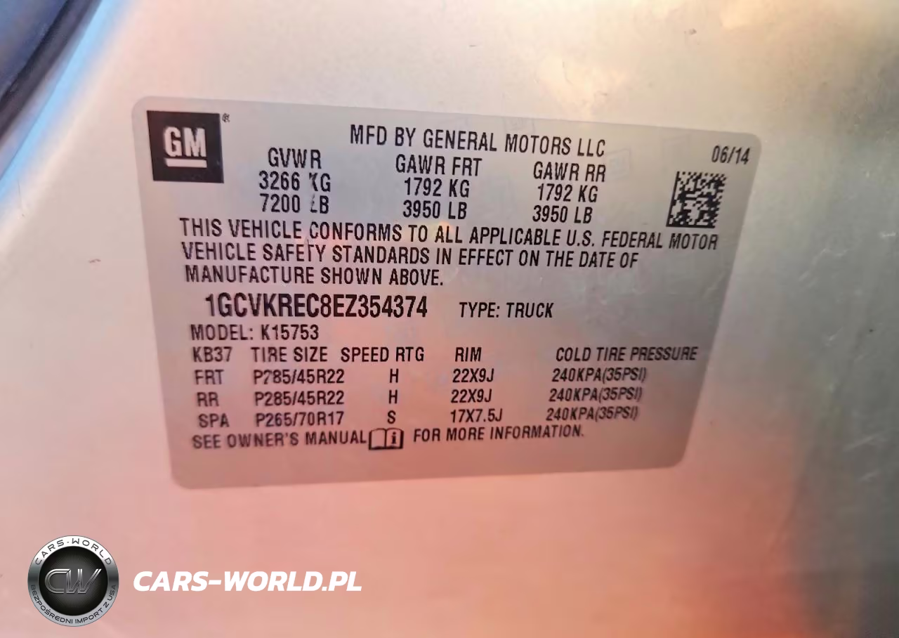 2014 Chevrolet Silverado K1500 Lt VIN:1GCVKREC8EZ354374 - 12