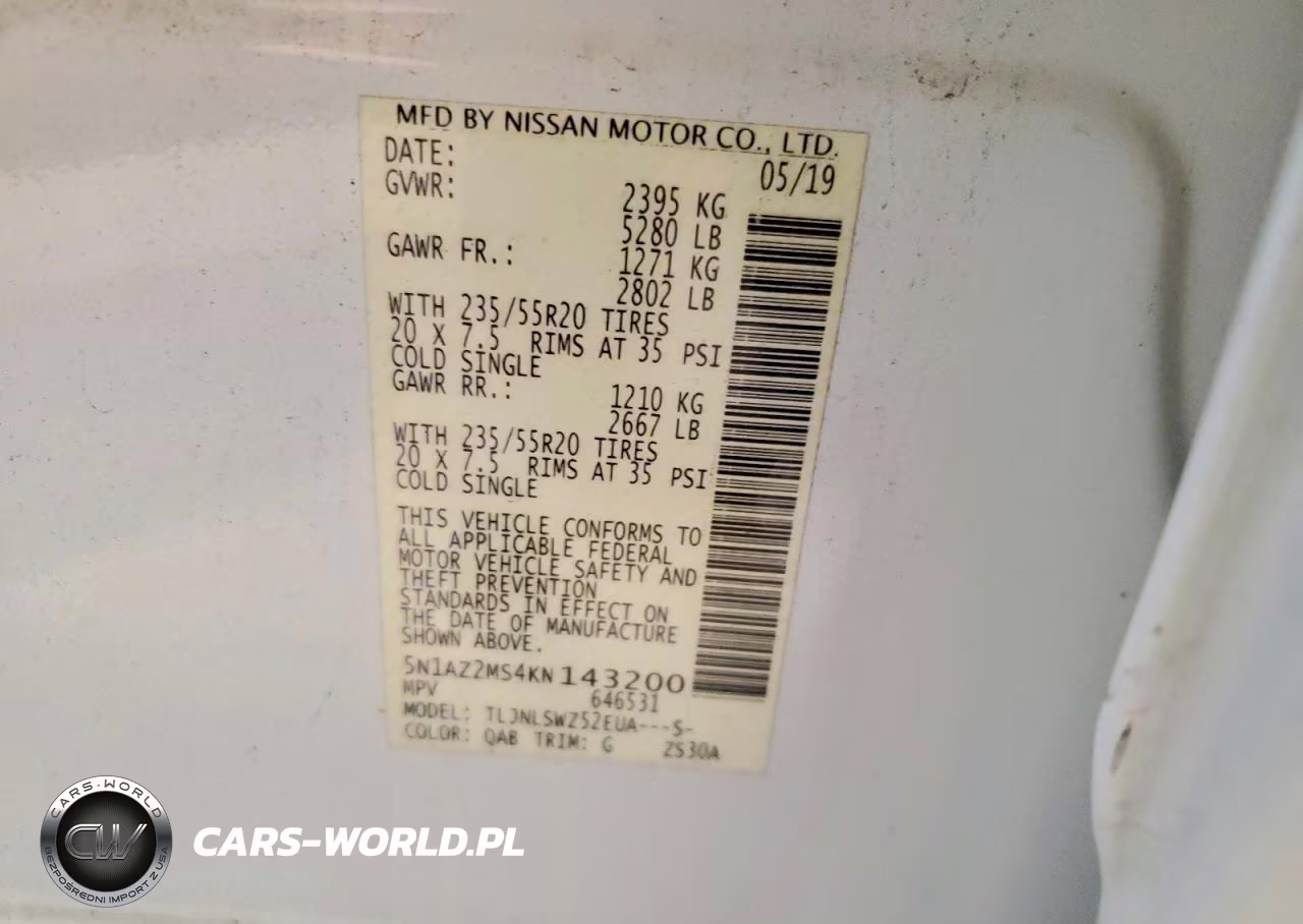 2019 Nissan Murano Platinum VIN:5N1AZ2MS4KN143200 - 13