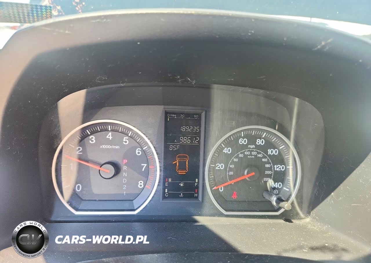 2008 Honda Cr-V Exl VIN:5J6RE48718L029321 - 9