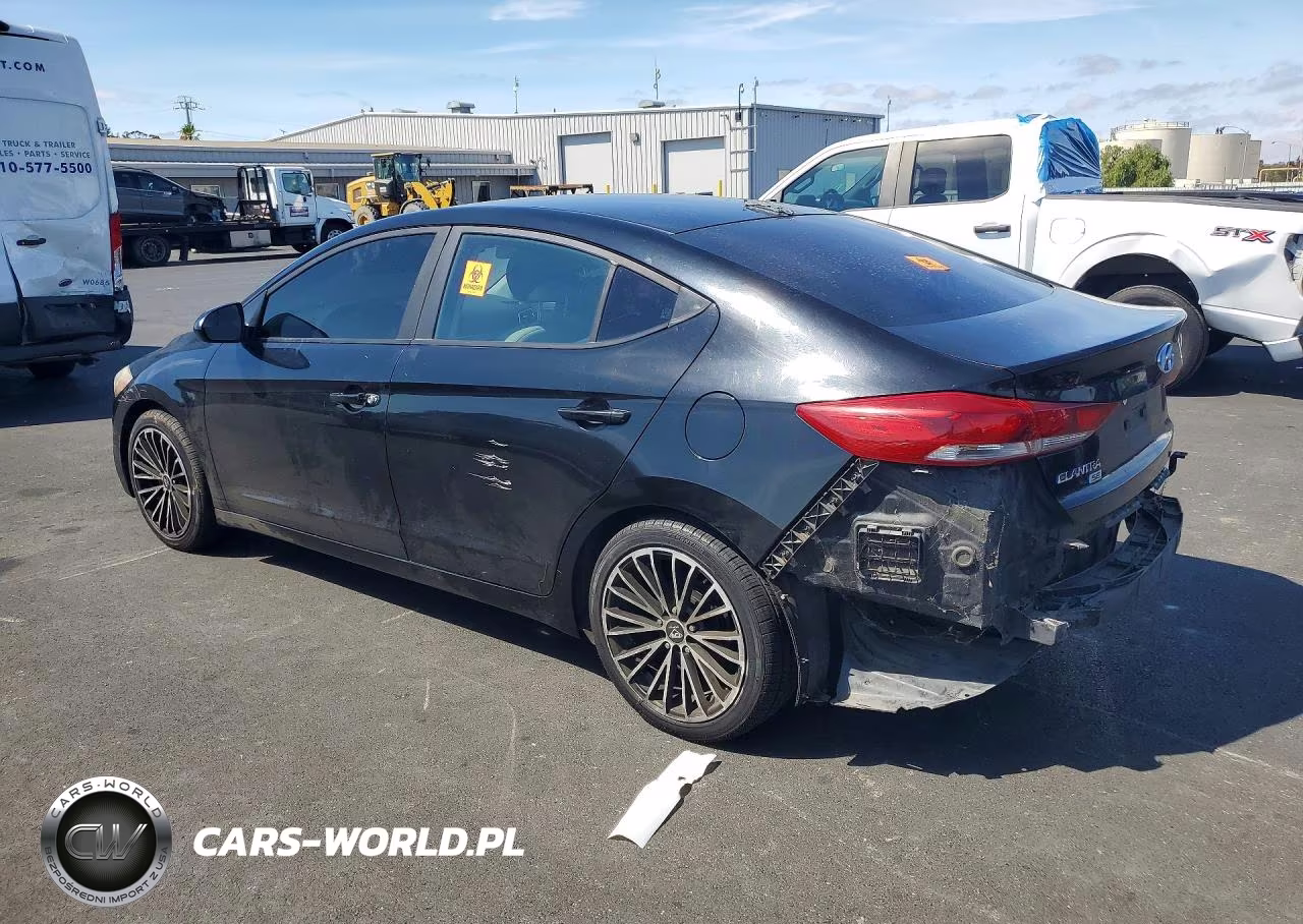 2017 Hyundai Elantra Se VIN:KMHD74LF4HU173458 - 2
