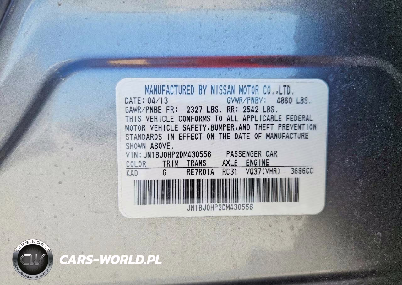 2013 Infiniti Ex37 Base VIN:JN1BJ0HP2DM430556 - 14