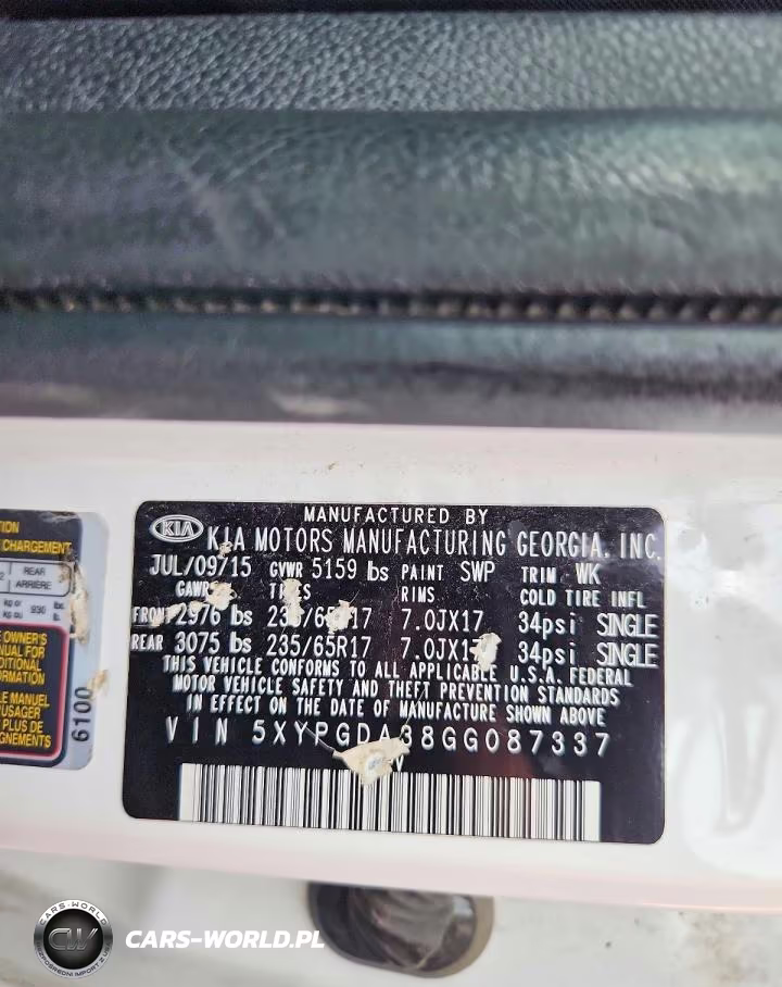 2016 Kia Sorento Lx VIN:5XYPGDA38GG087337 - 13