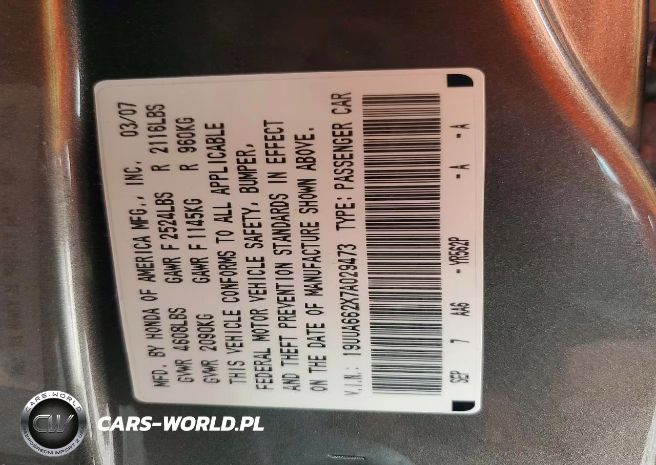 2007 Acura Tl VIN:19UUA662X7A029473 - 12