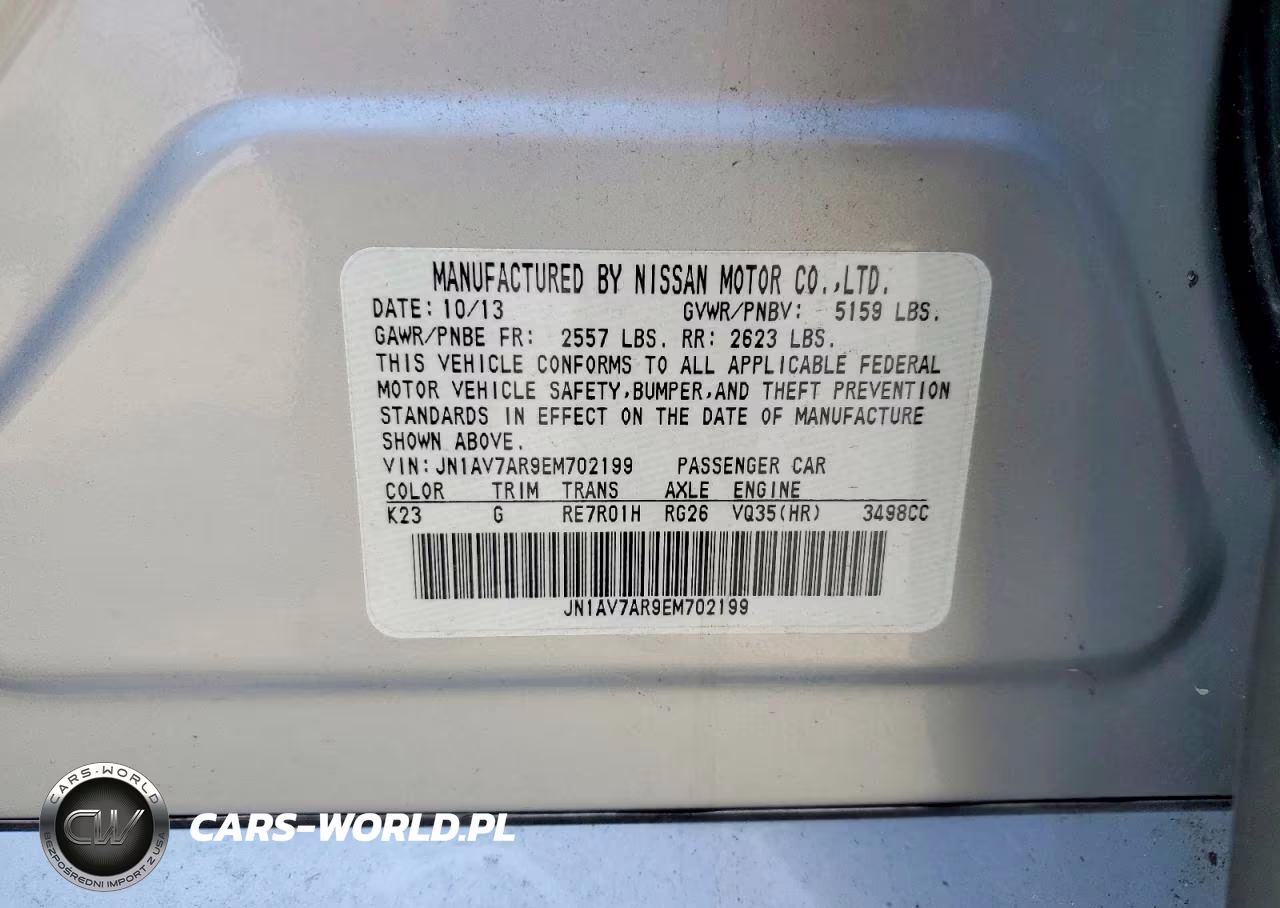 2014 Infiniti Q50 Hybrid Premium VIN:JN1AV7AR9EM702199 - 12