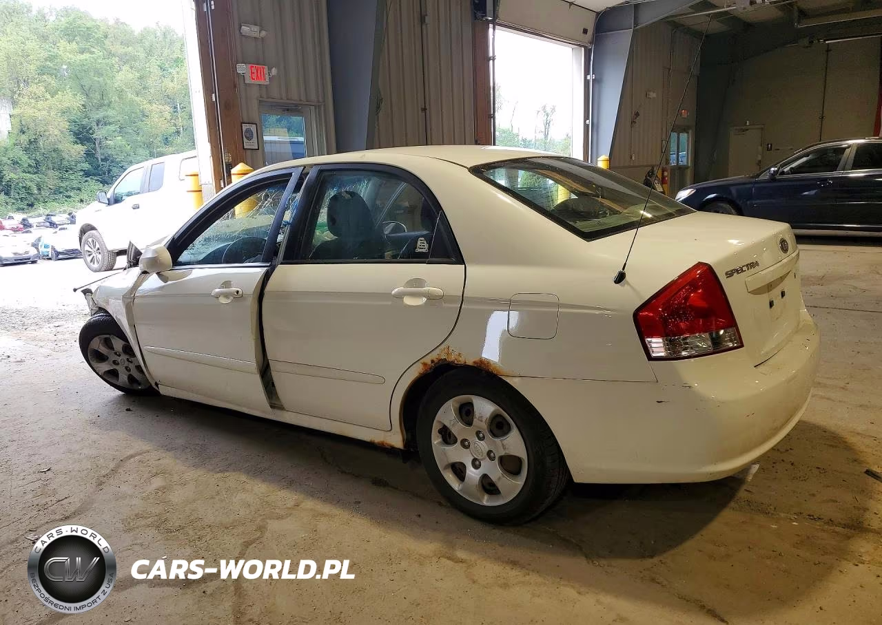 2008 Kia Spectra Lx VIN:KNAFE122085548527 - 2