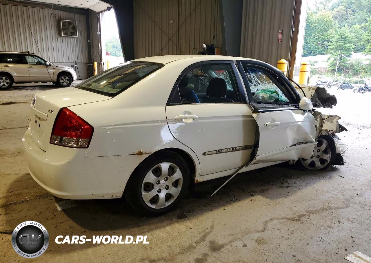 2008 Kia Spectra Lx VIN:KNAFE122085548527 - 3