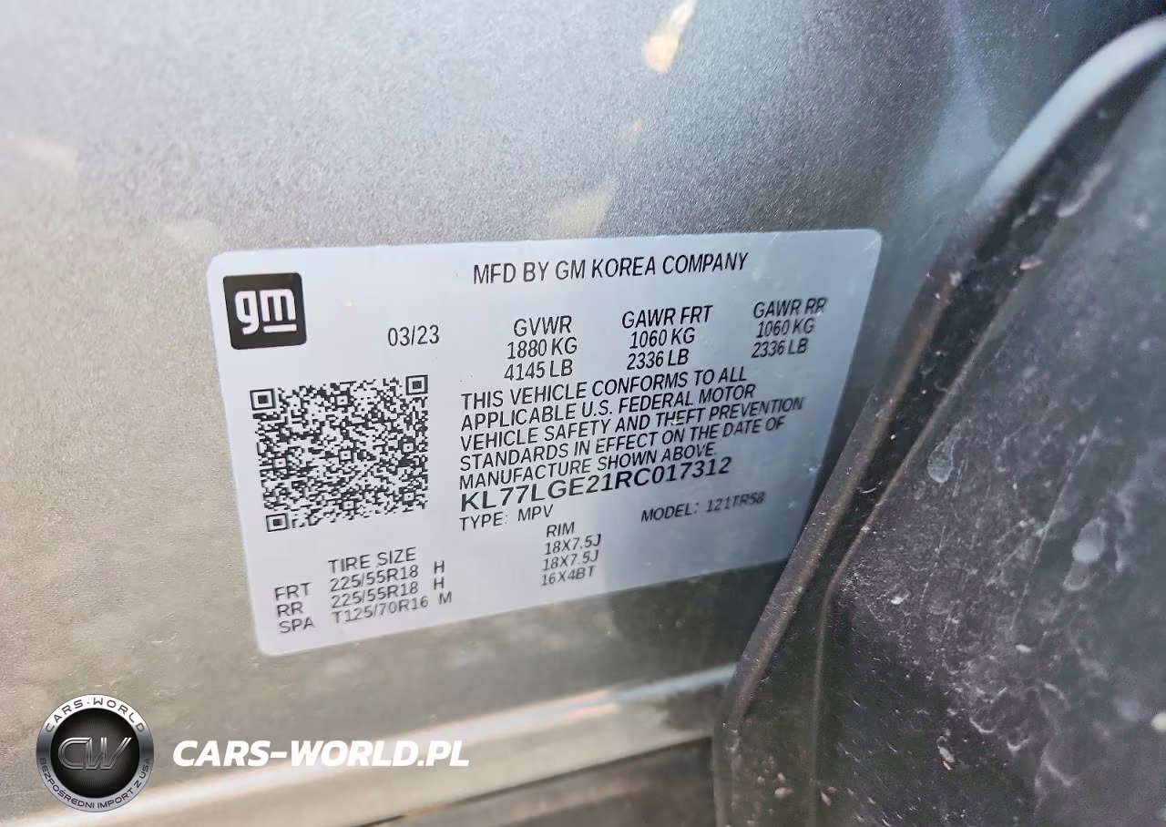 2024 Chevrolet Trax 1Rs VIN:KL77LGE21RC017312 - 13