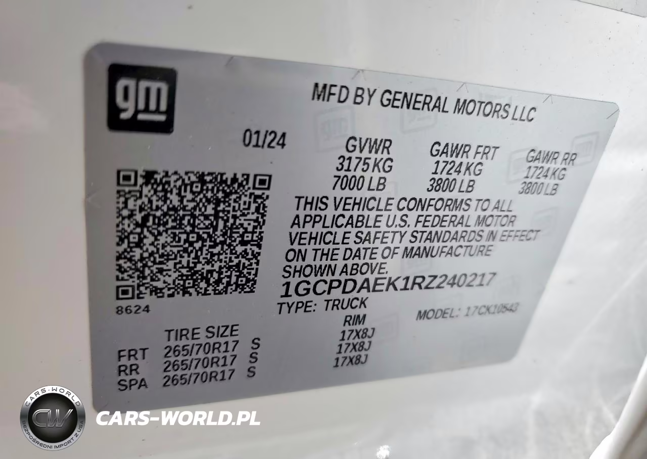 2024 Chevrolet Silverado K1500 VIN:1GCPDAEK1RZ240217 - 12