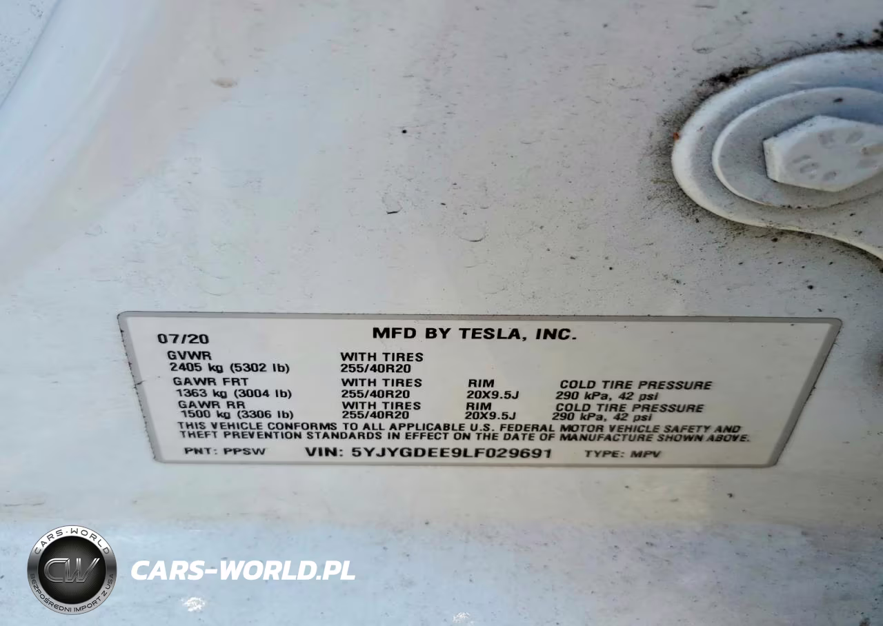 2020 Tesla Model Y VIN:5YJYGDEE9LF029691 - 13