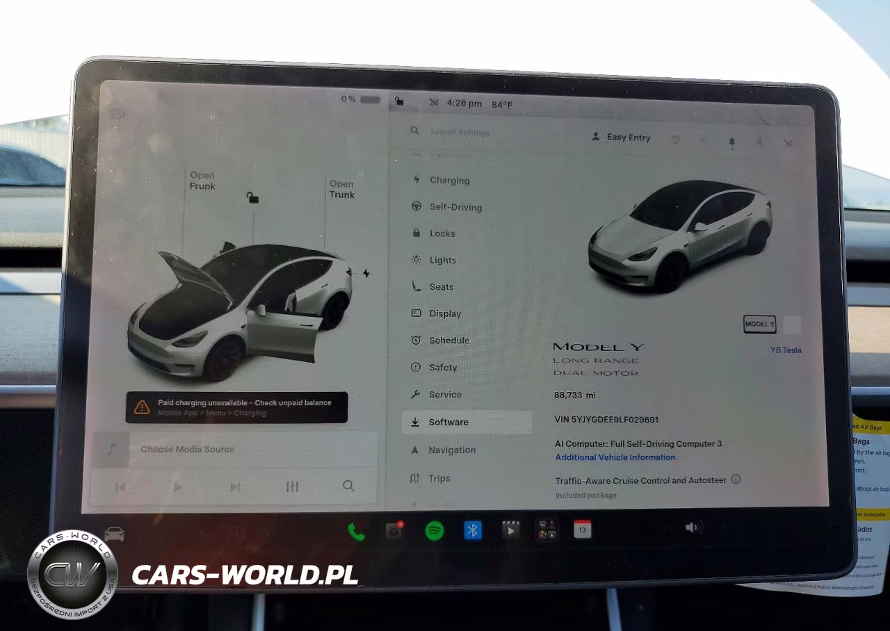 2020 Tesla Model Y VIN:5YJYGDEE9LF029691 - 9