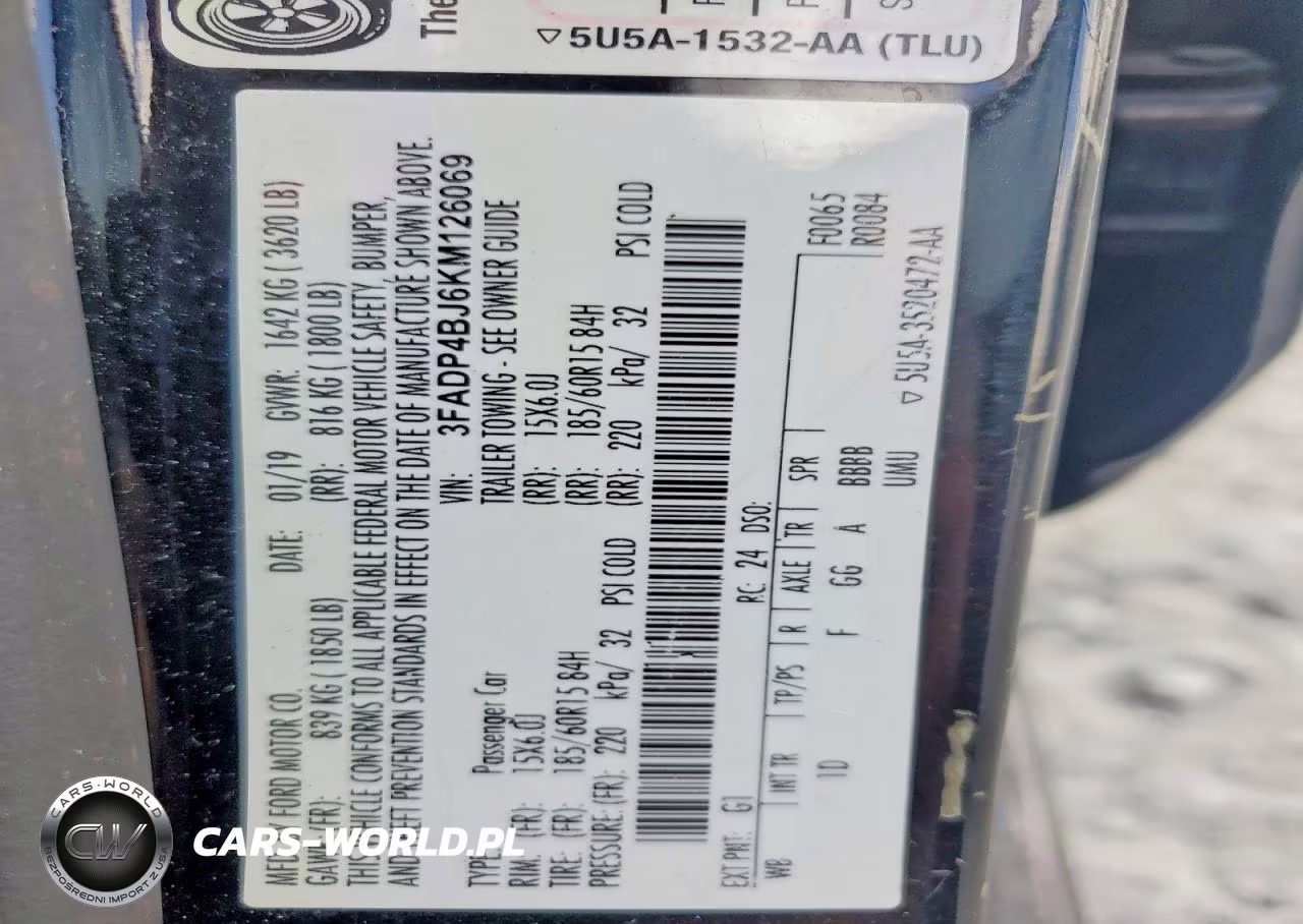 2019 Ford Fiesta Se VIN:3FADP4BJ6KM126069 - 13