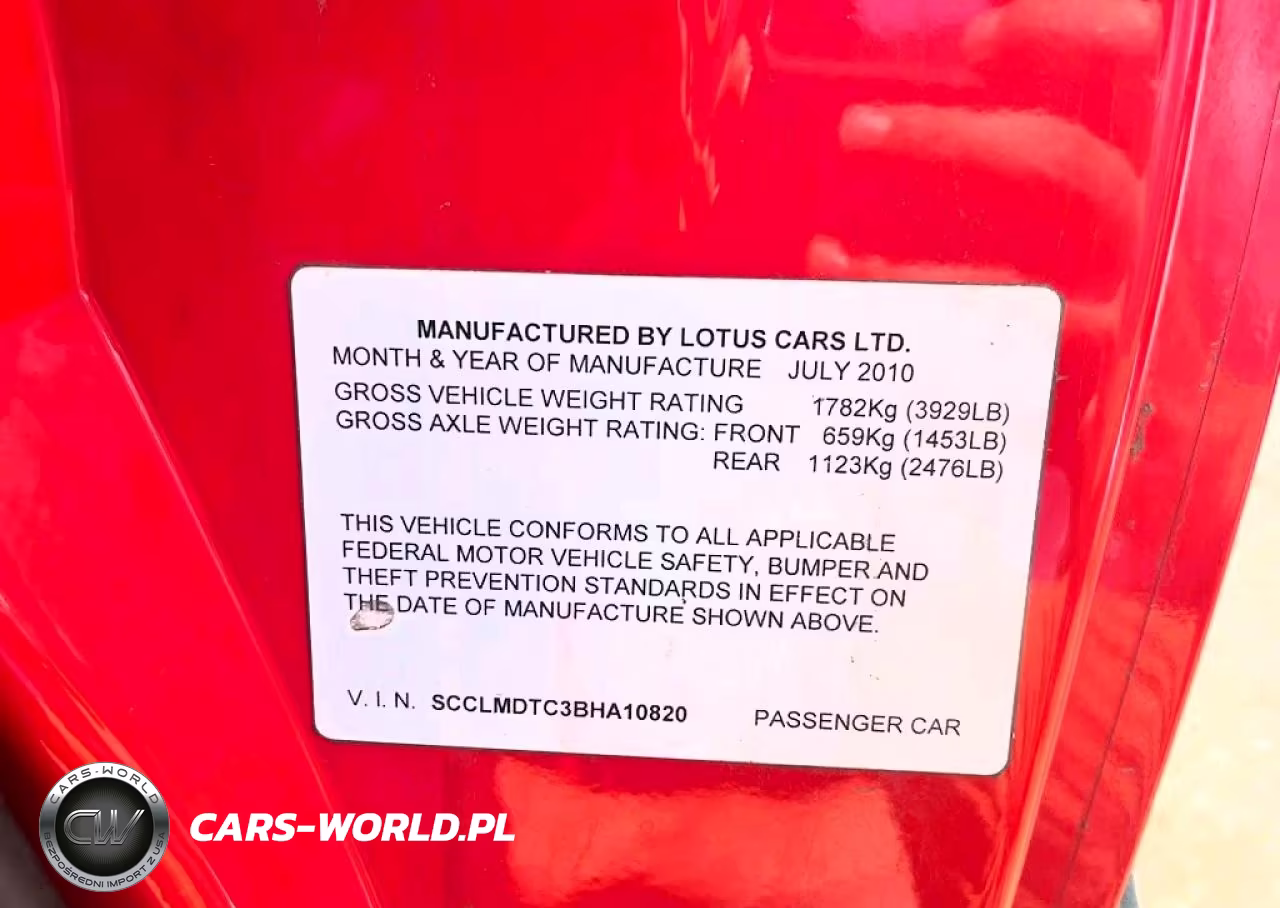 2011 Lotus Evora VIN:SCCLMDTC3BHA10820 - 13