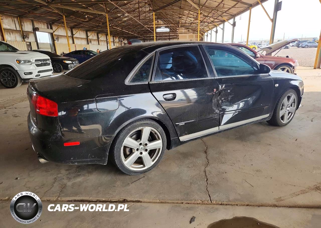 2006 Audi A4 S-Line 2.0T Quattro Turbo VIN:WAUEF78E76A172863 - 3