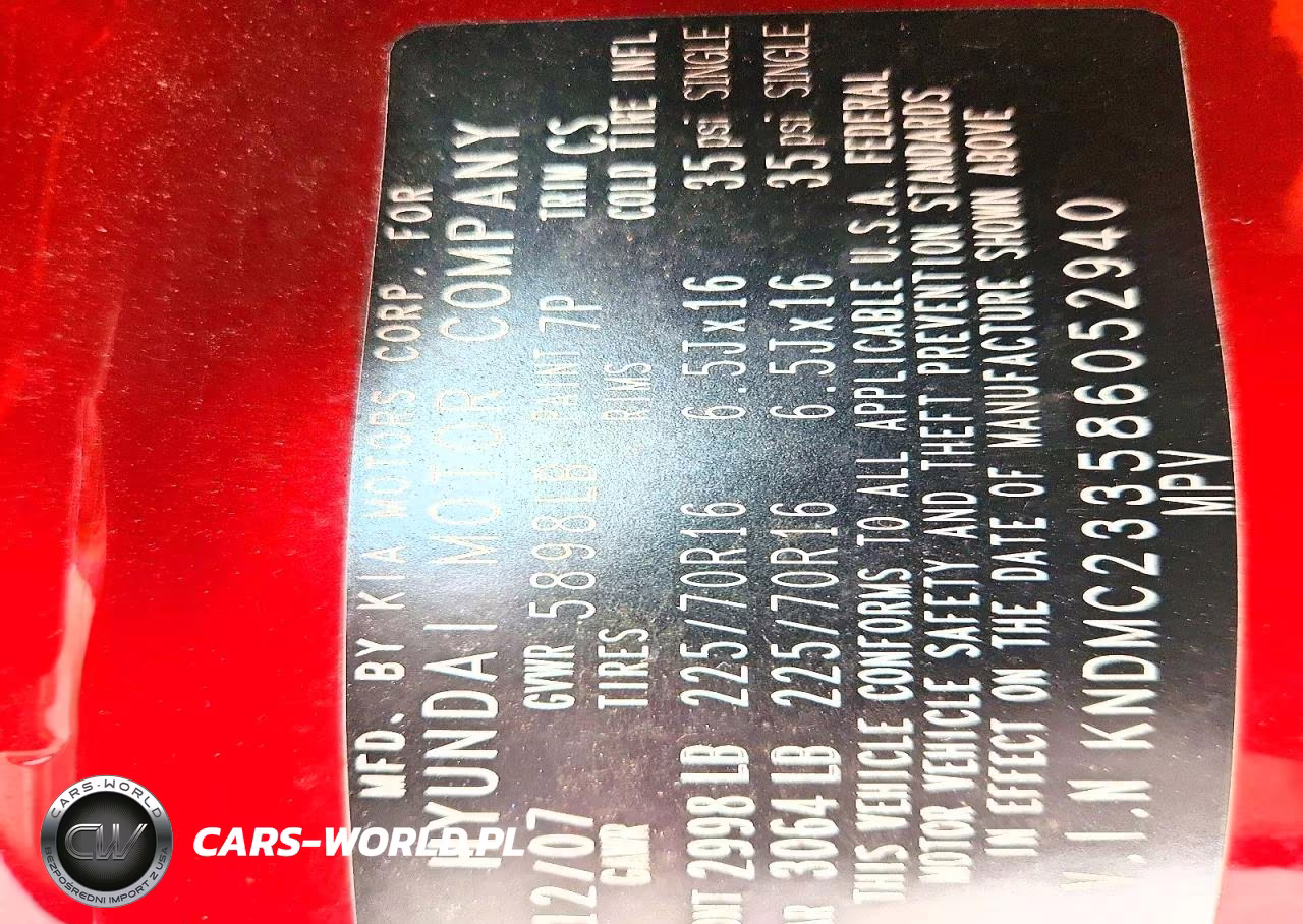 2008 Hyundai Entourage Gls VIN:KNDMC233586052940 - 13