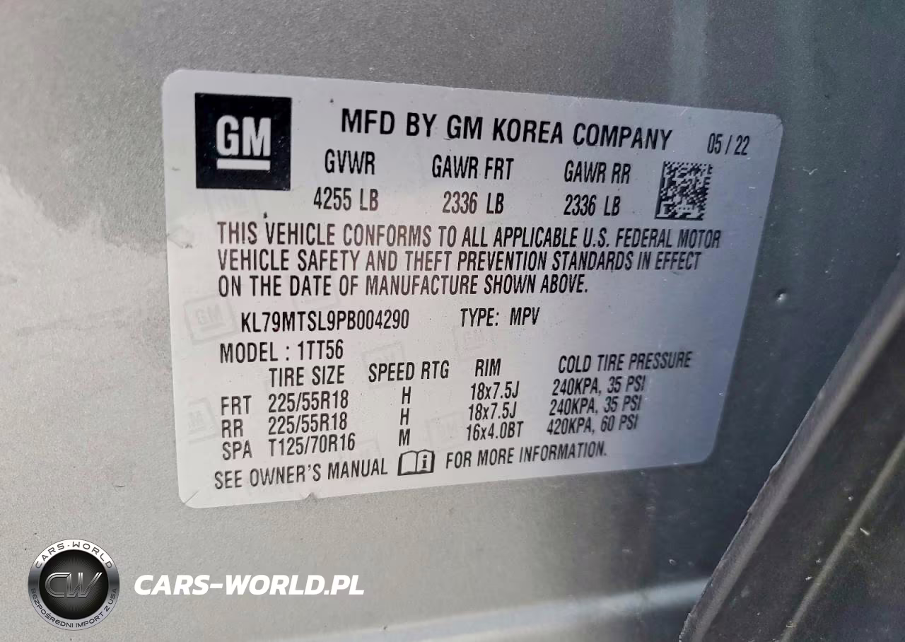 2023 Chevrolet Trailblazer Rs VIN:KL79MTSL9PB004290 - 13