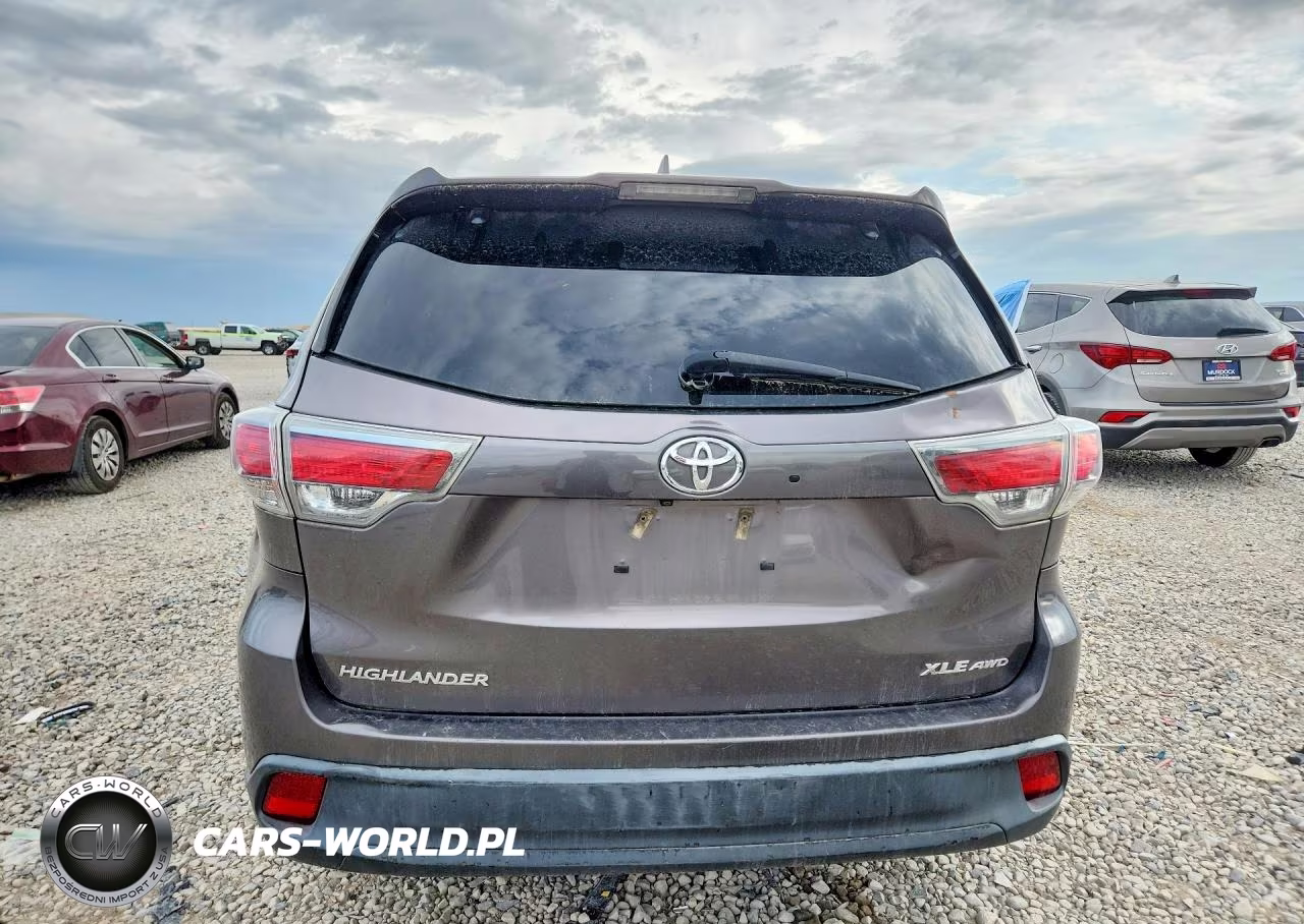 2016 Toyota Highlander Xle VIN:5TDJKRFH3GS290189 - 6