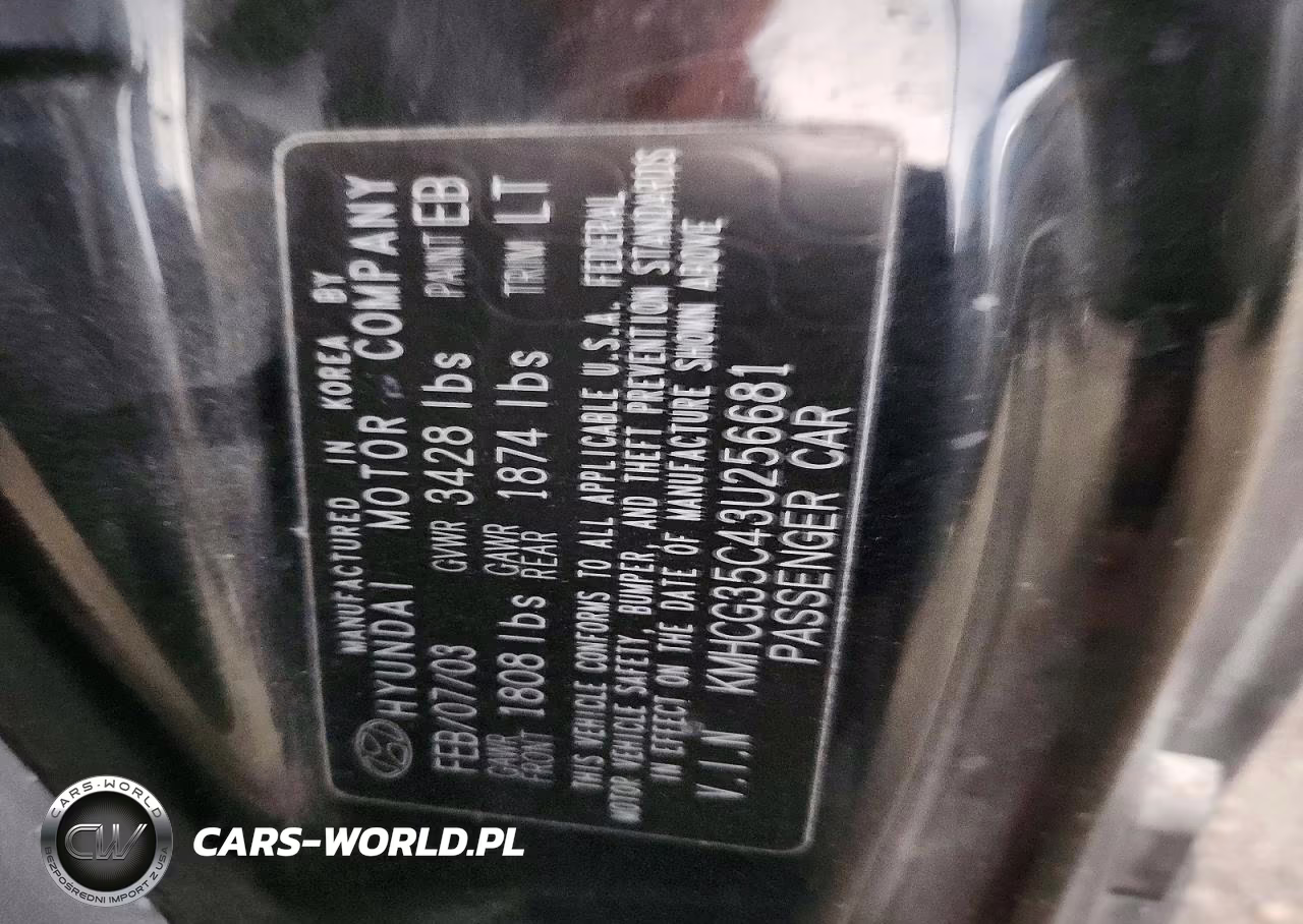 2003 Hyundai Accent Gl VIN:KMHCG35C43U256681 - 14