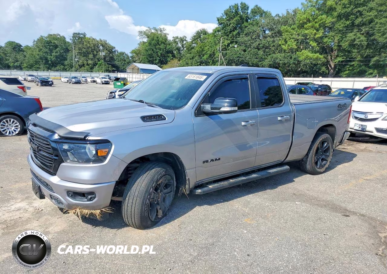 2021 Ram 1500 Big Horn-Lone Star VIN:1C6SRFBT5MN667333 - 1