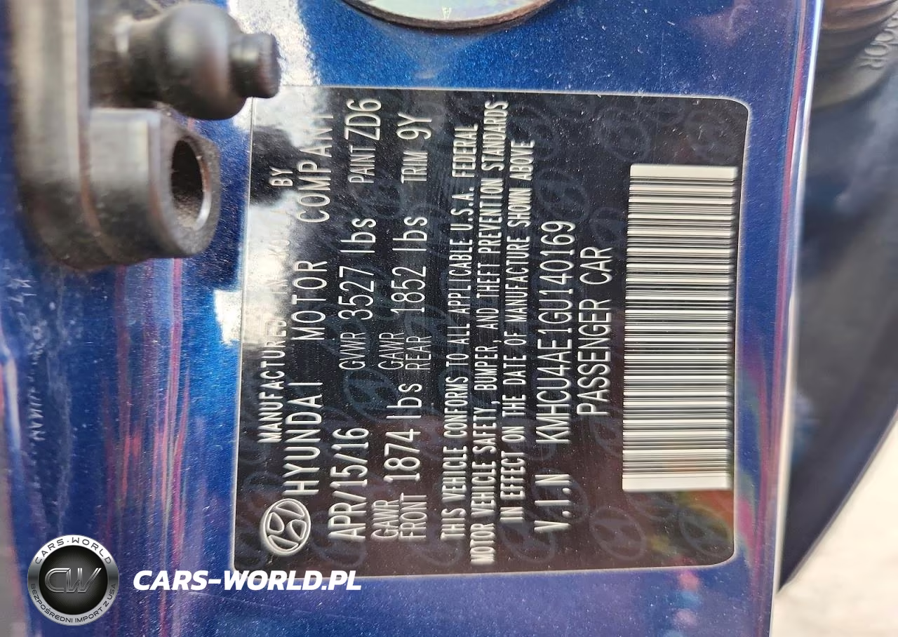 2016 Hyundai Accent Se VIN:KMHCU4AE1GU140169 - 12