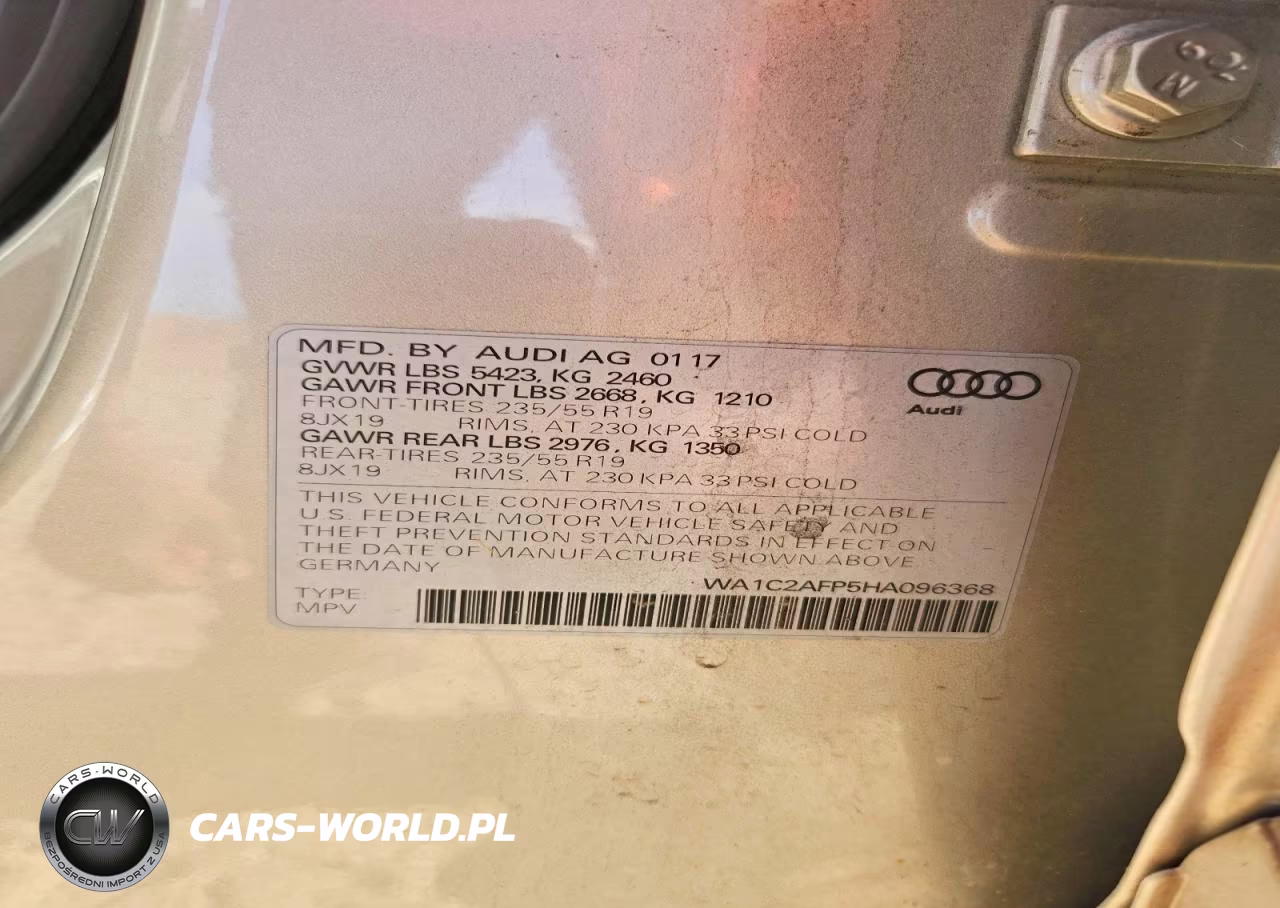 2017 Audi Q5 Premium VIN:WA1C2AFP5HA096368 - 13