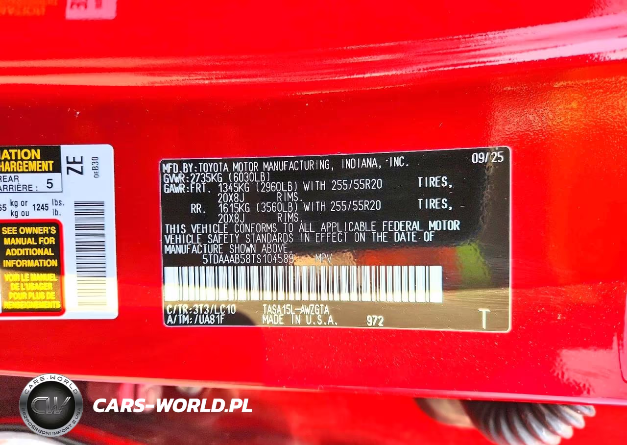 2026 Toyota Grand Highlander Limited VIN:5TDAAAB58TS104589 - 13