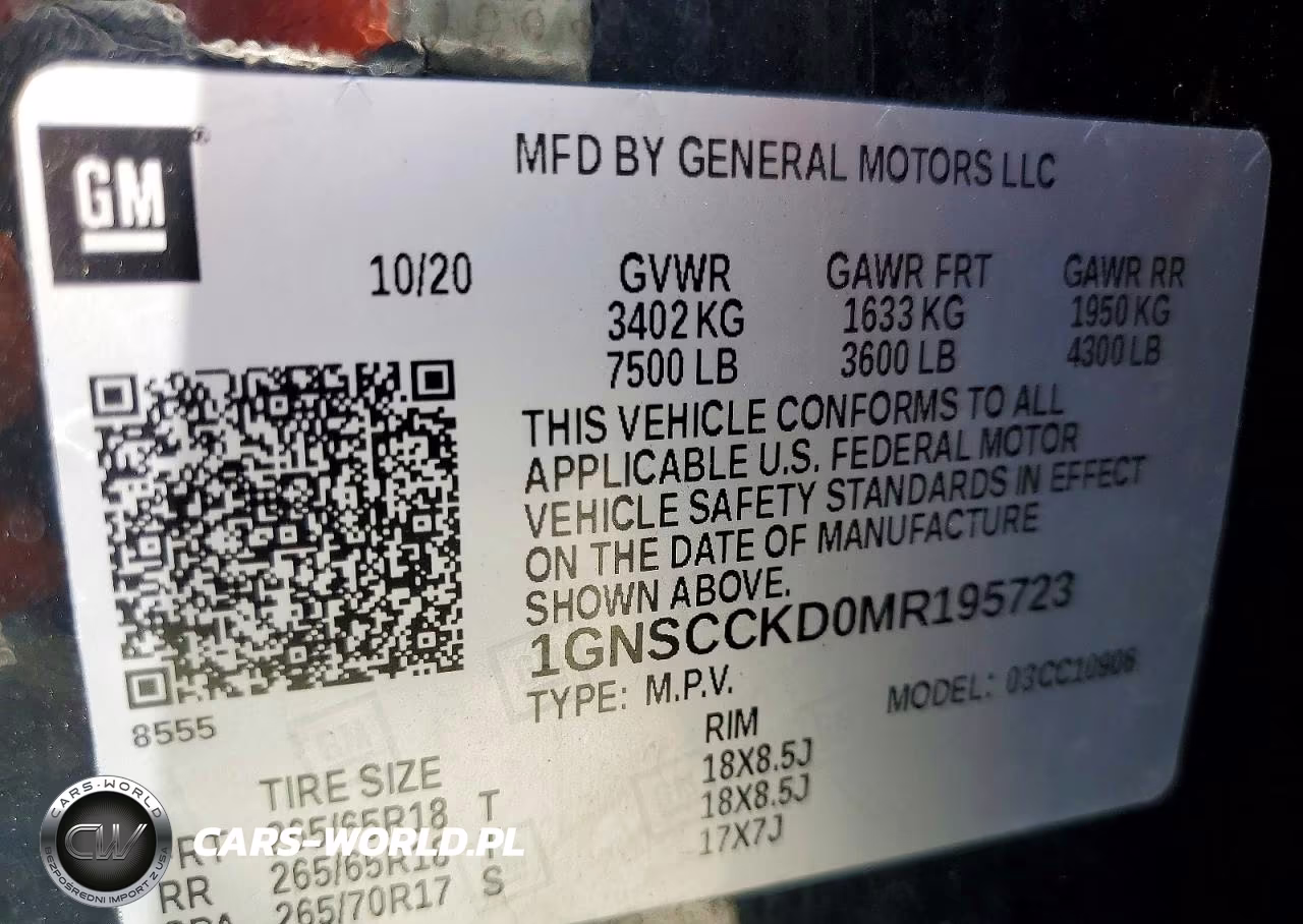 2021 Chevrolet Suburban C1500 Lt VIN:1GNSCCKD0MR195723 - 13
