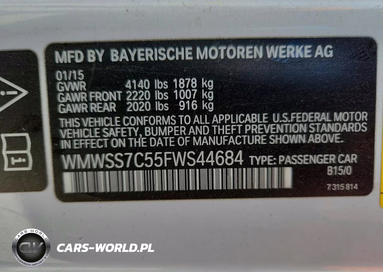 2015 Mini Cooper S Paceman VIN:WMWSS7C55FWS44684 - 13