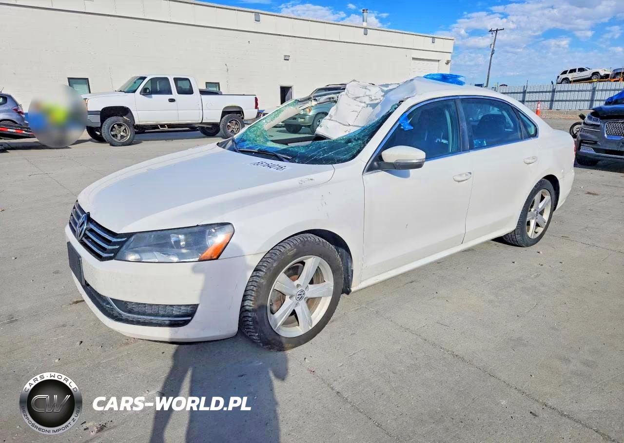 2013 Volkswagen Passat Se VIN:1VWBP7A3XDC069785 - 1