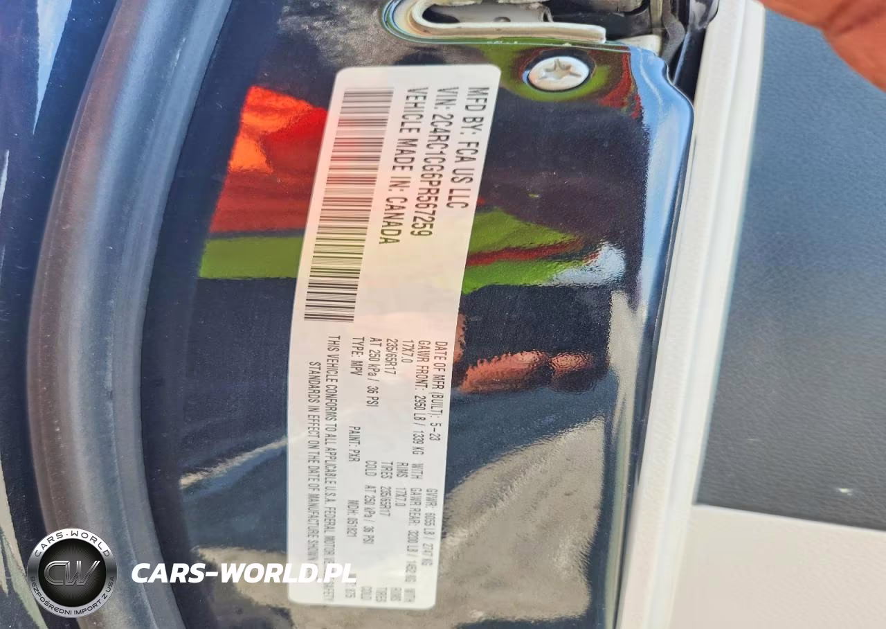 2023 Chrysler Voyager Lx VIN:2C4RC1CG6PR567259 - 13