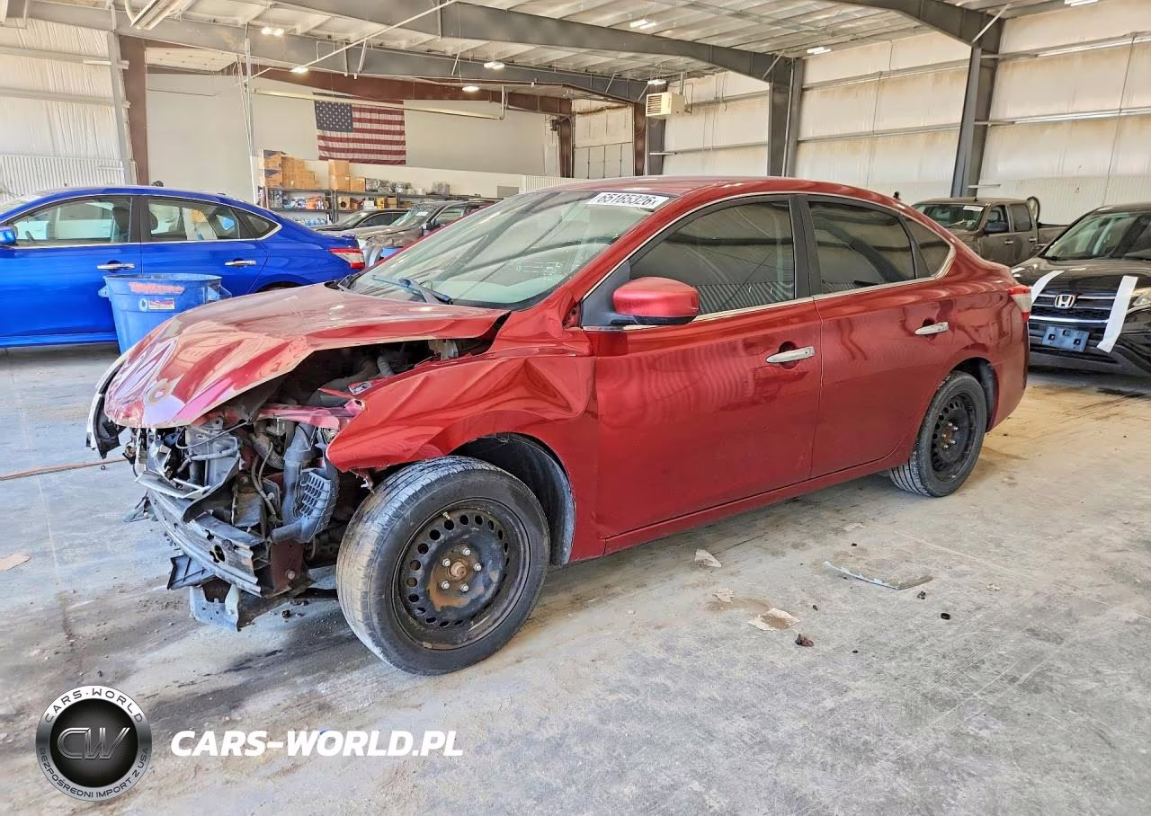 2015 Nissan Sentra Sv VIN:3N1AB7AP3FL656694 - 1