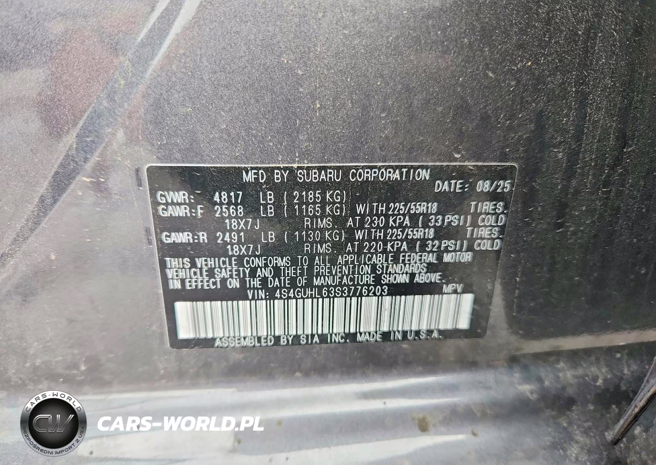 2025 Subaru Crosstrek Limited VIN:4S4GUHL63S3776203 - 14