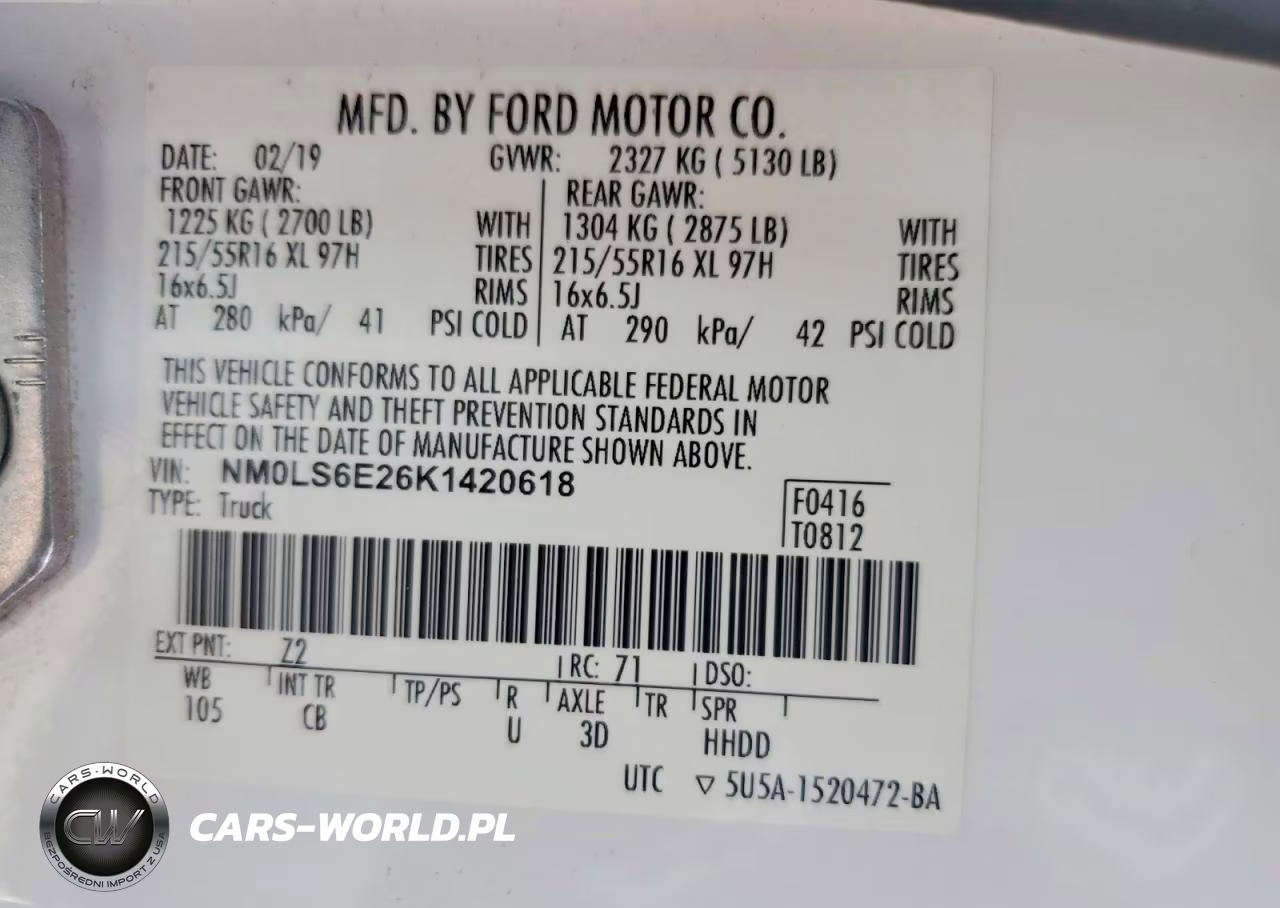 2018 Ford Transit Connect Xl Van VIN:NM0LS6E26K1420618 - 14