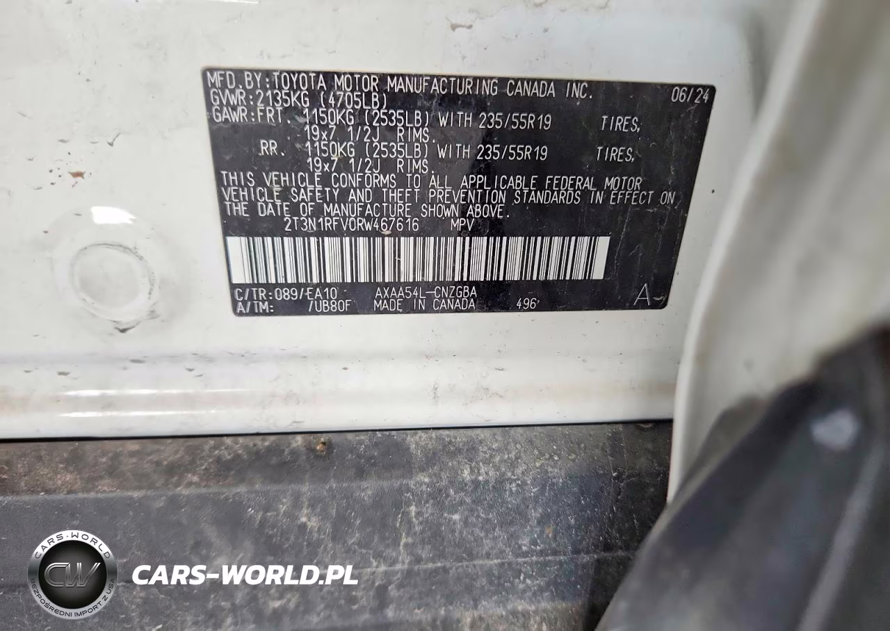 2024 Toyota Rav4 Limited VIN:2T3N1RFV0RW467616 - 13
