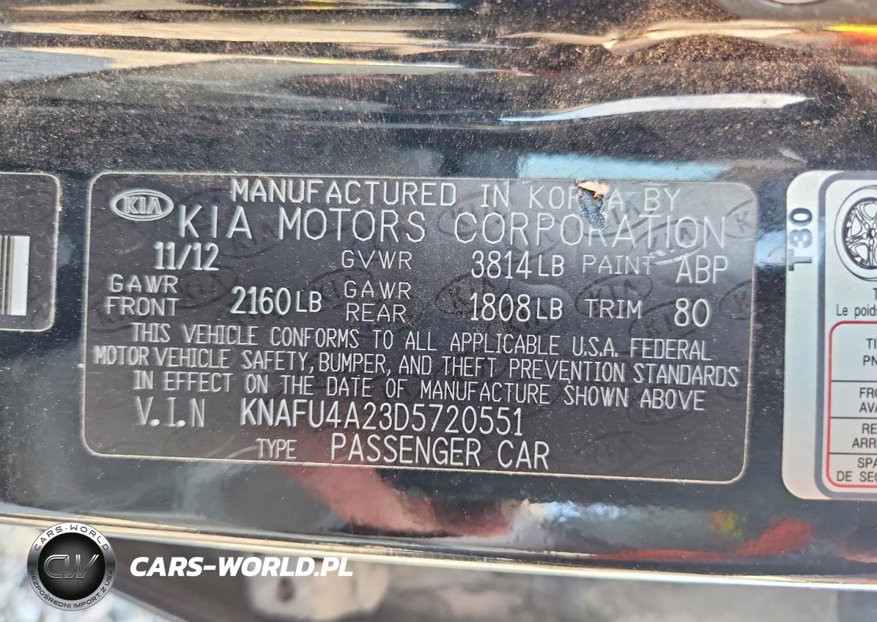 2013 Kia Forte Ex VIN:KNAFU4A23D5720551 - 12