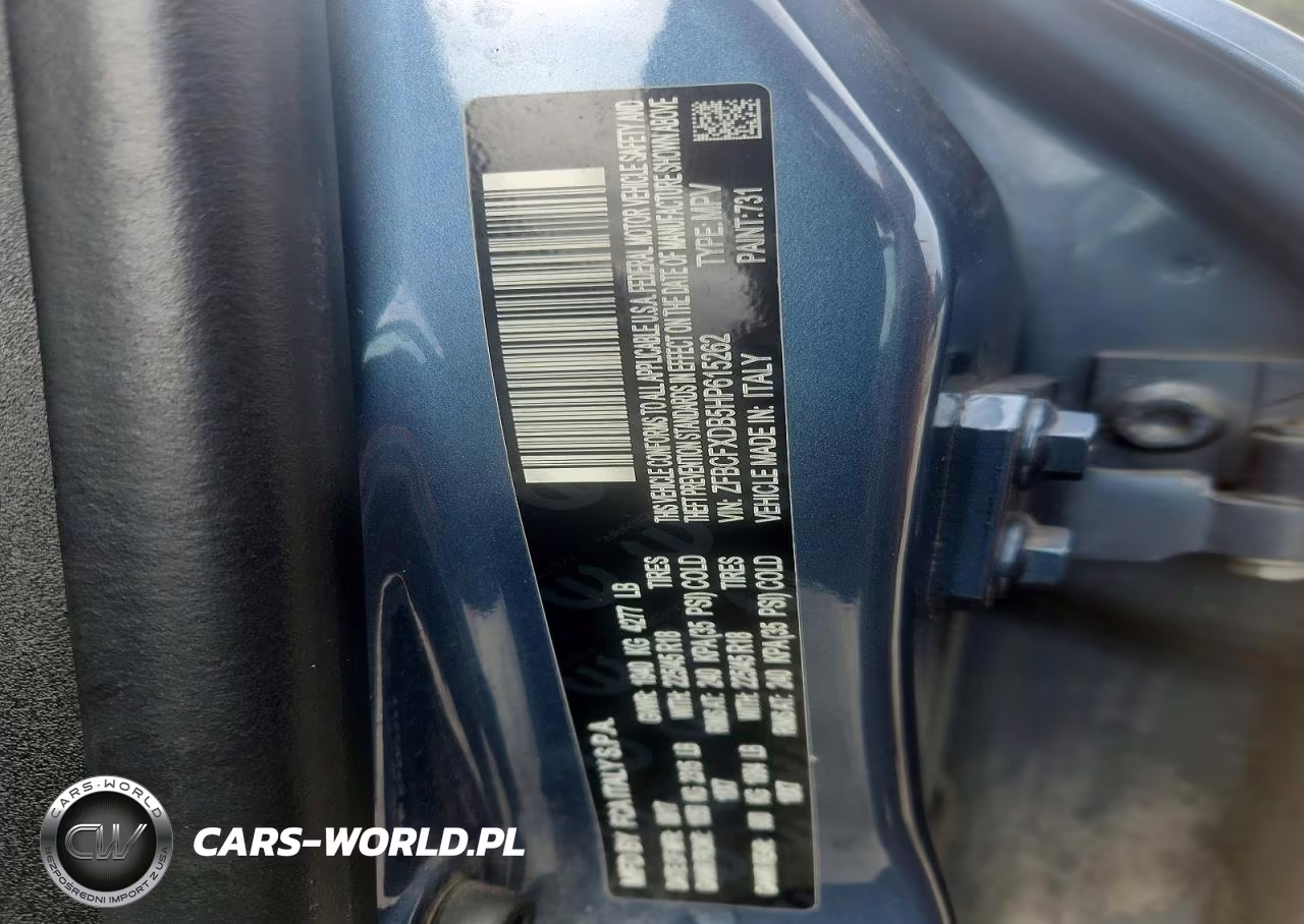 2017 Fiat 500X Lounge VIN:ZFBCFXDB5HP615262 - 12
