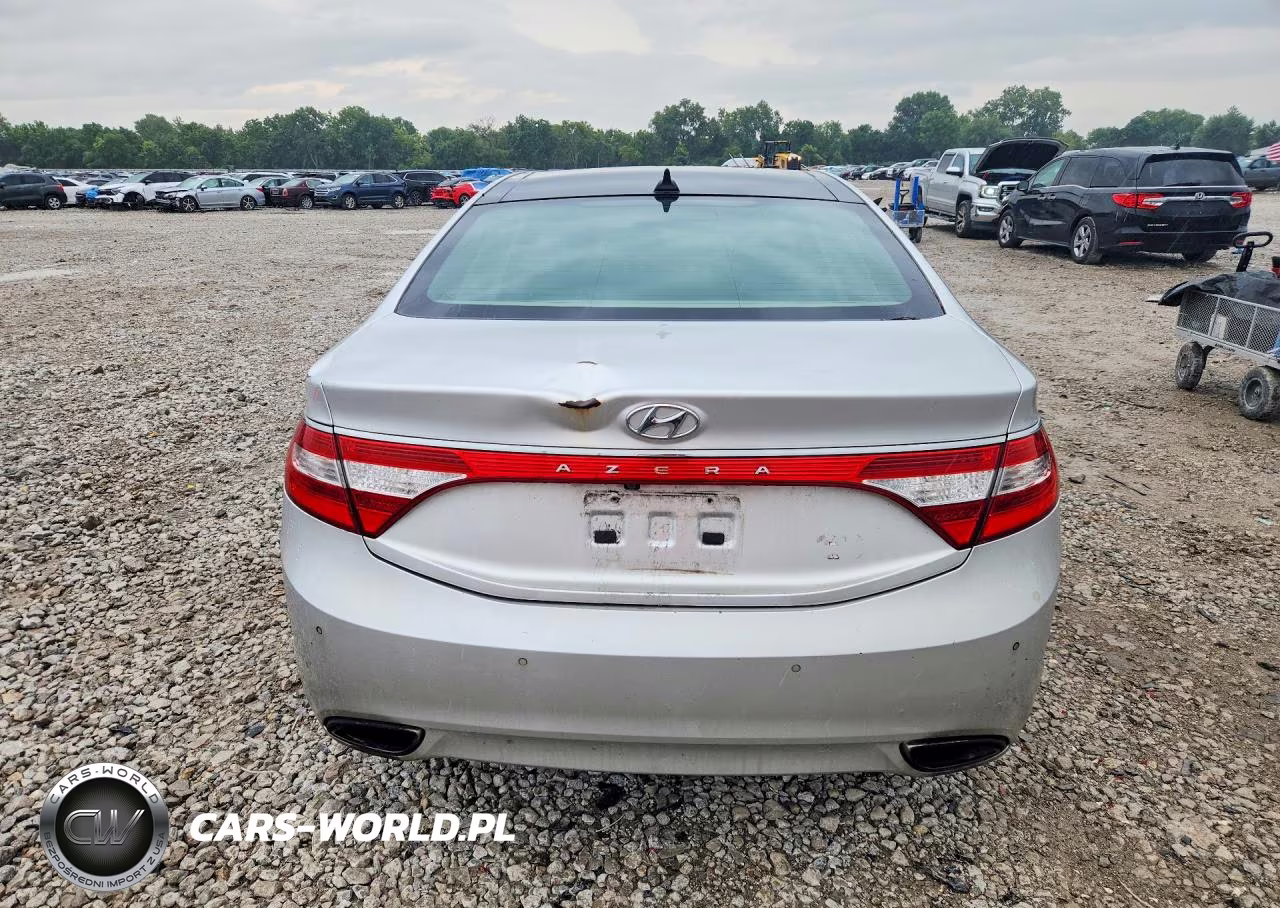 2012 Hyundai Azera Base VIN:KMHFH4JG9CA176285 - 6