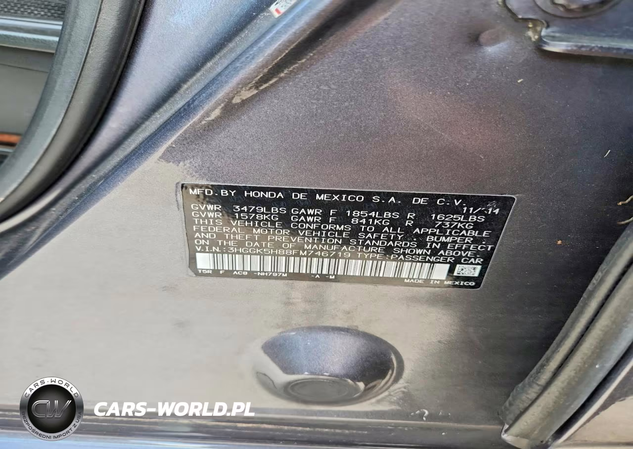 2015 Honda Fit Ex VIN:3HGGK5H88FM746719 - 13