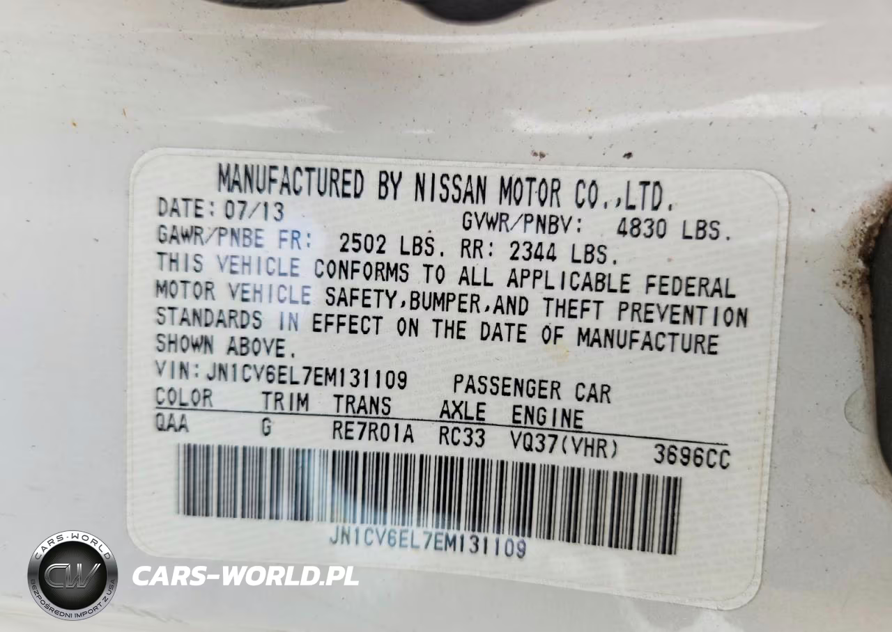 2014 Infiniti Q60 Coupe Base VIN:JN1CV6EL7EM131109 - 13