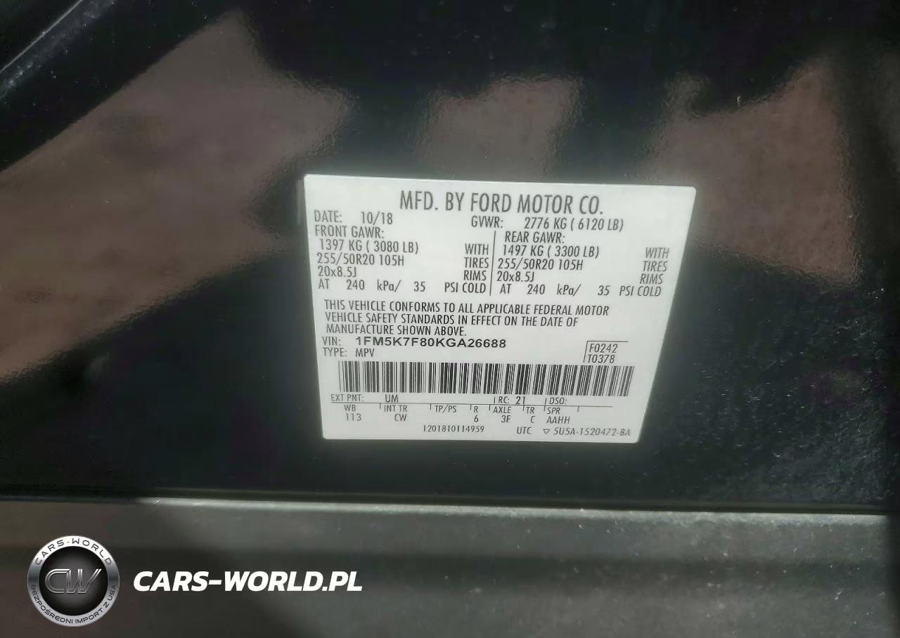 2019 Ford Explorer Limited VIN:1FM5K7F80KGA26688 - 13