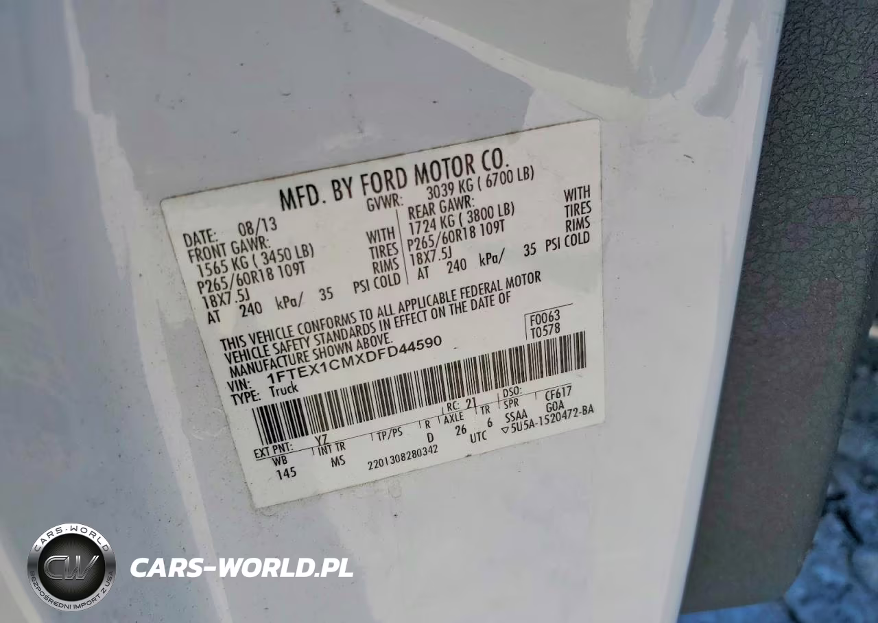 2013 Ford F150 Super Cab VIN:1FTEX1CMXDFD44590 - 12