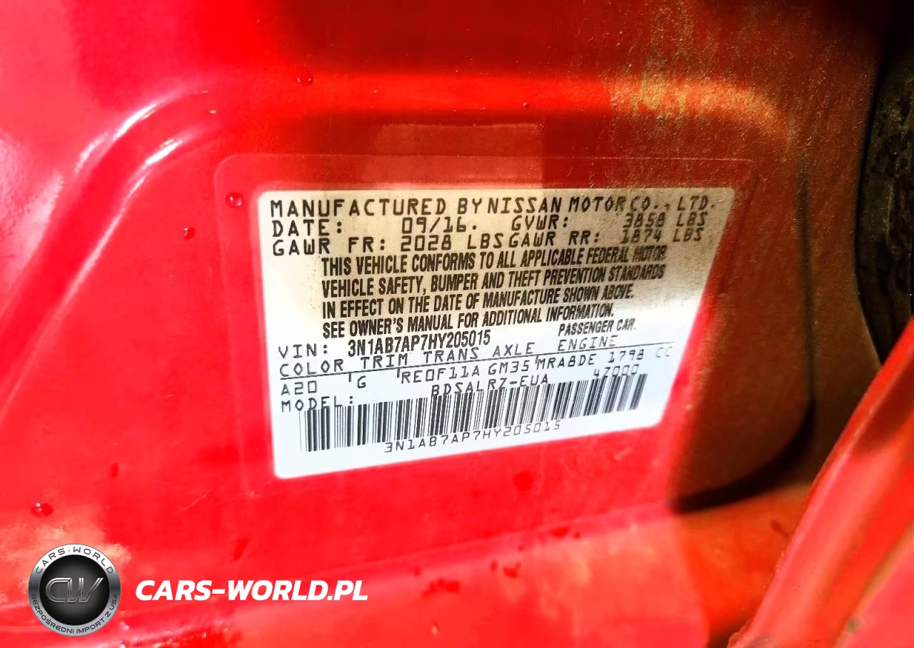 2017 Nissan Sentra Sr VIN:3N1AB7AP7HY205015 - 13