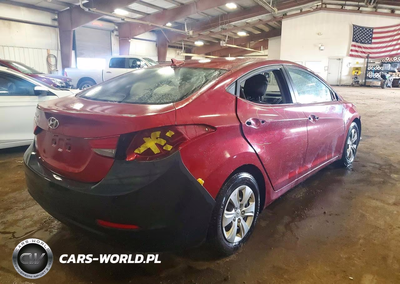 2016 Hyundai Elantra Se VIN:5NPDH4AE1GH731349 - 3