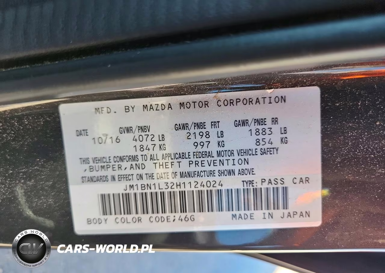2017 Mazda 3 Touring VIN:JM1BN1L32H1124024 - 13