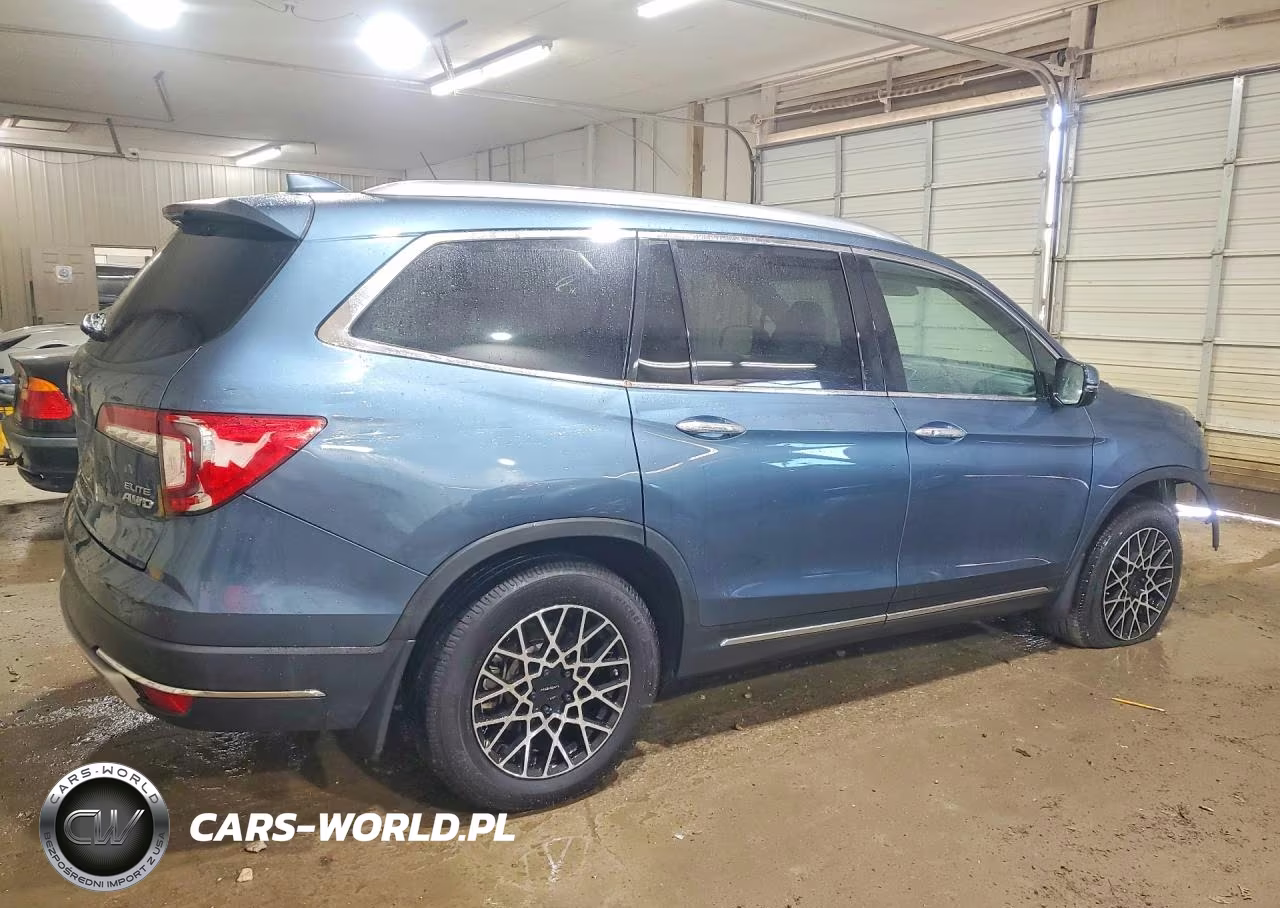 2022 Honda Pilot Elite VIN:5FNYF6H01NB003670 - 3