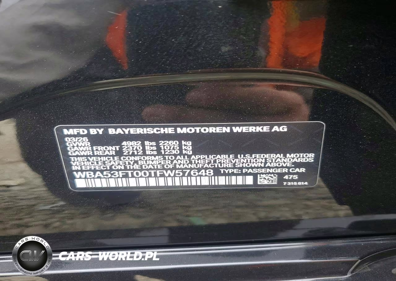 2026 BMW M340I VIN:WBA53FT00TFW57648 - 12