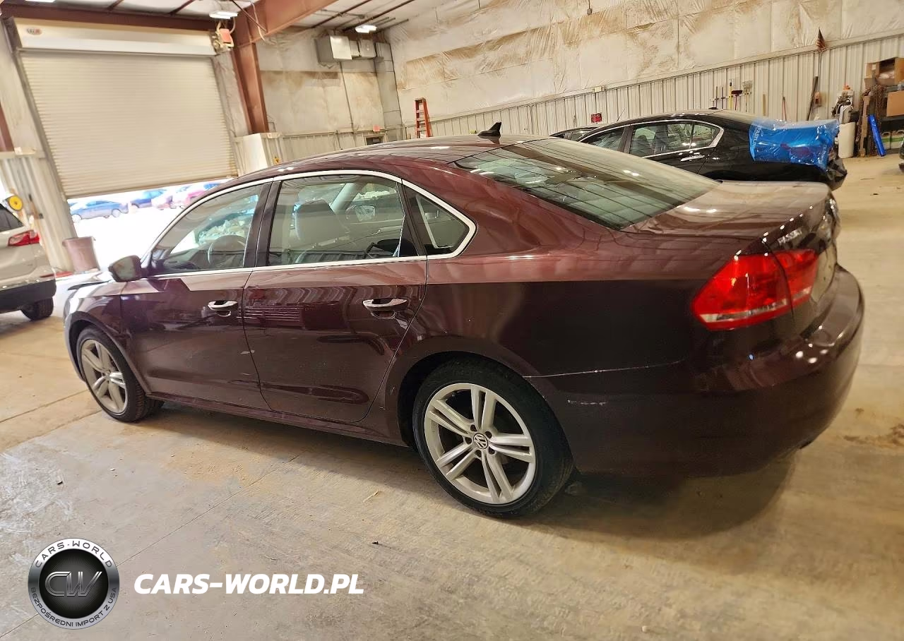 2014 Volkswagen Passat Se VIN:1VWBN7A37EC015190 - 2