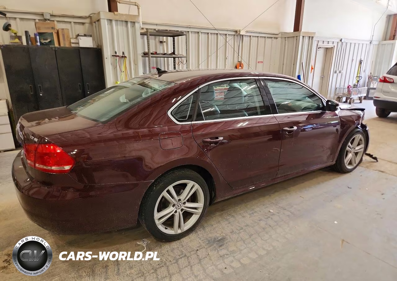 2014 Volkswagen Passat Se VIN:1VWBN7A37EC015190 - 3