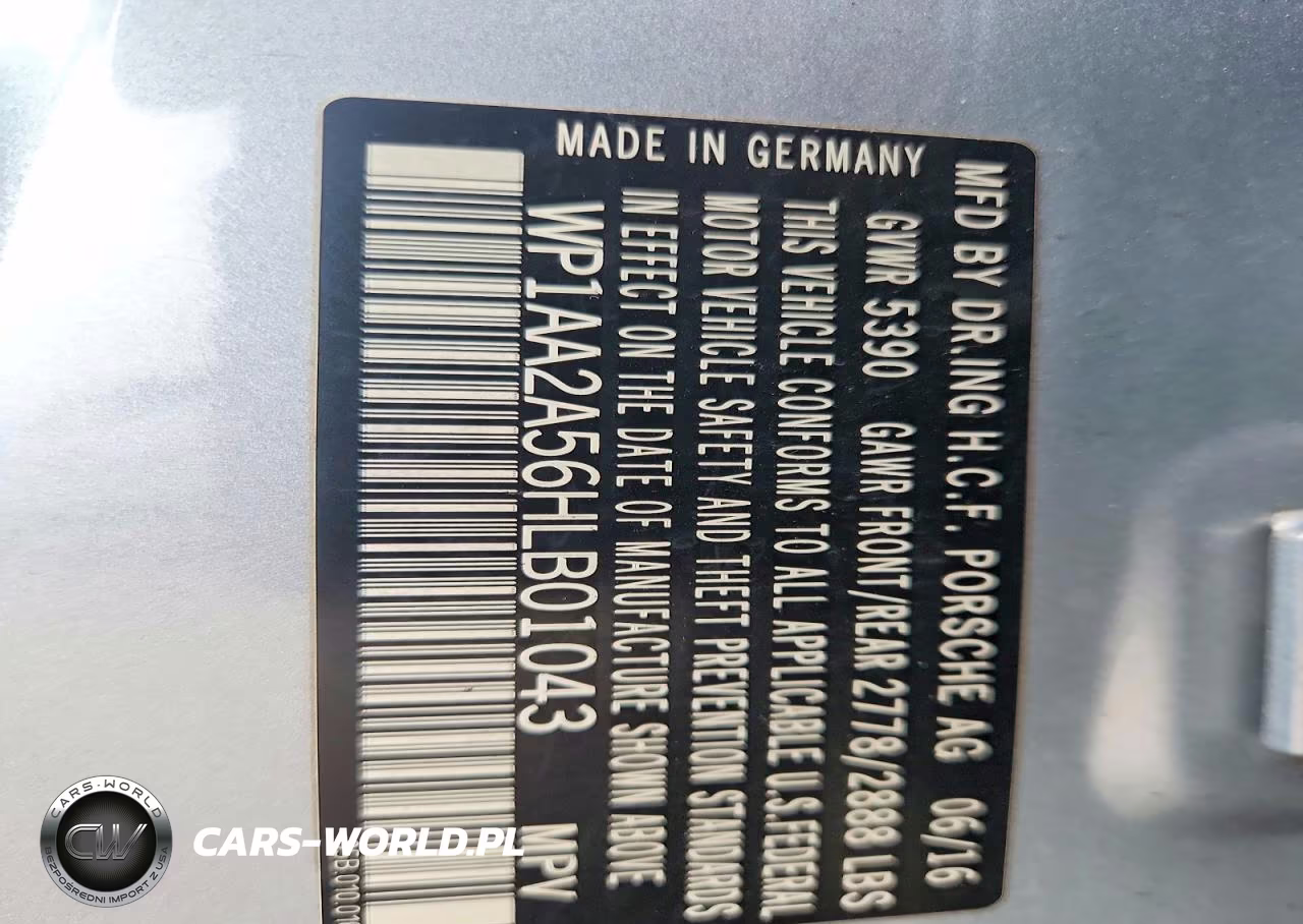 2017 Porsche Macan VIN:WP1AA2A56HLB01043 - 13